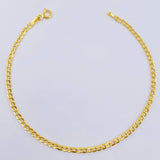 Pulso Cubano 1.3gr / 19.5cm / 2.4mm Oro Amarillo +1 18K