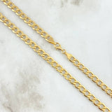 Cadena Cubana 10.3gr / 60cm / Oro Amarillo +1 18K *