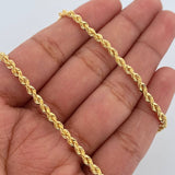 Cadena Lazo 5.65gr / 60cm / 2.55mm Oro Amarillo +3 $