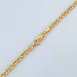 Cadena Lazo 5.65gr / 60cm / 2.55mm Oro Amarillo +3 $