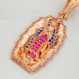 Dije Virgen Guadalupe 4.6 g / 3.7 cm Oro Rosa 18K