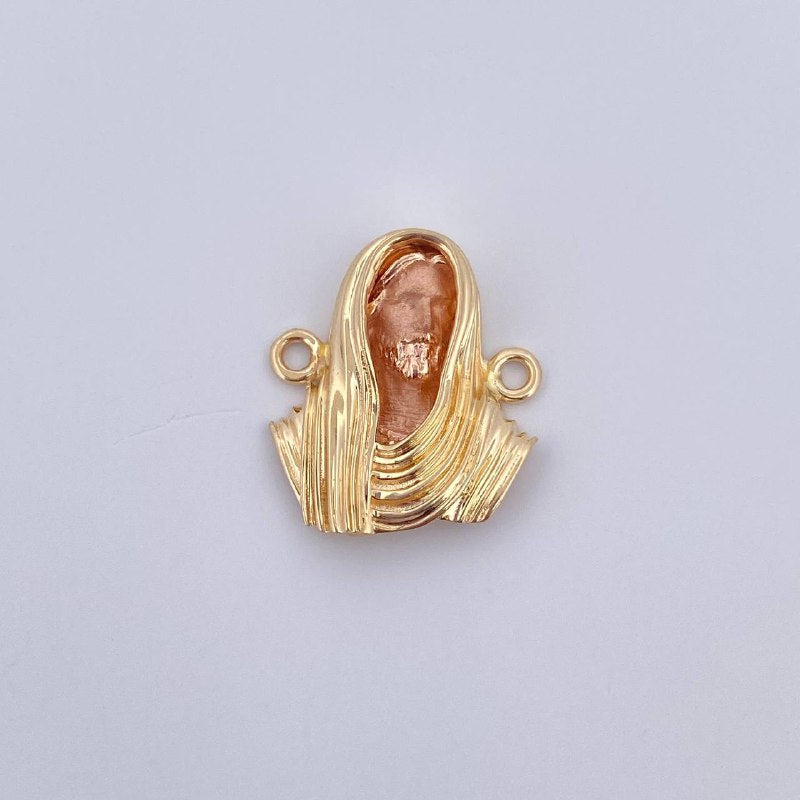 Herraje Rostro de Cristo 3gr / 2.7cm / Oro 18K &