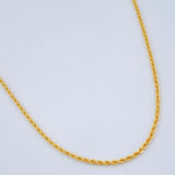Cadena Lazo 1.85gr / 51cm / Oro Amarillo +3 18K &