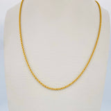 Cadena Lazo 1.85gr / 51cm / Oro Amarillo +3 18K &