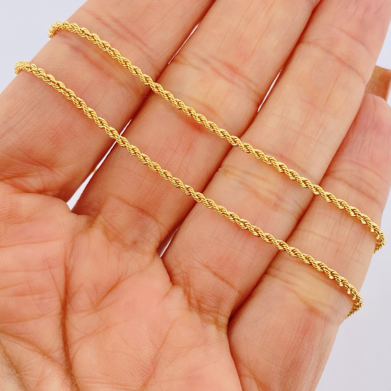 Cadena Lazo 1.85gr / 51cm / Oro Amarillo +3 18K &