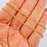 Cadena Lazo 1.85gr / 51cm / Oro Amarillo +3 18K &