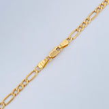 Cadena Figaro 4.05gr / 45.8cm / Oro Amarillo +1 18K &