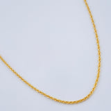 Cadena Lazo 1.5gr / 45cm / Oro Amarillo +3 18K $