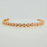Pulso Tennis 9.75gr / 20cm / 4.2mm Oro Amarillo 18K