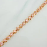 Pulso Tennis 9.75gr / 20cm / 4.2mm Oro Amarillo 18K