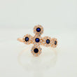 Anillo Cruz Tupida 2.25gr / T8 1/2 / Oro Rosa 18K &