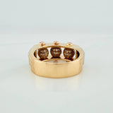 Anillo Bolas de Fuego 11.9gr / T9 1/4 / Tres Oros 18K