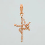 Dije Fe 1.35gr / 3.3cm / Oro Rosa 18K &