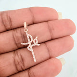 Dije Fe 1.35gr / 3.3cm / Oro Rosa 18K &