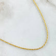 Cadena Lazo 2.1gr / 60cm / 1.6mm Oro Amarillo +3