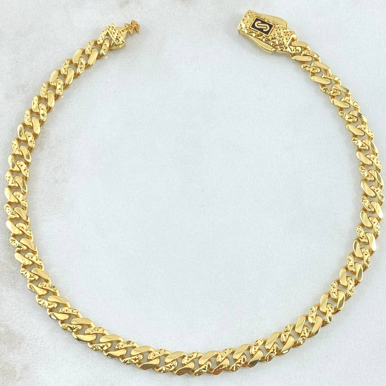 Pulso Cubano Infinito 6.85gr / 21cm / Oro Amarillo +4 18K