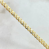 Pulso Cubano Infinito 6.7gr / 21cm / Oro Amarillo +4 18K *