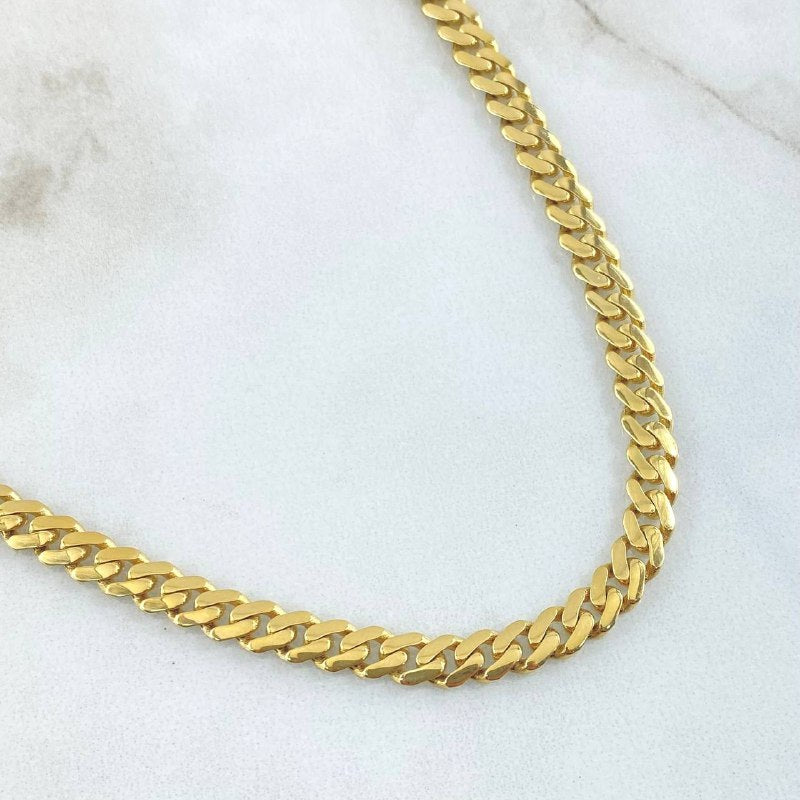 Cadena Cubana Infinito 18.95gr / 60cm / Oro Amarillo +4 18K *