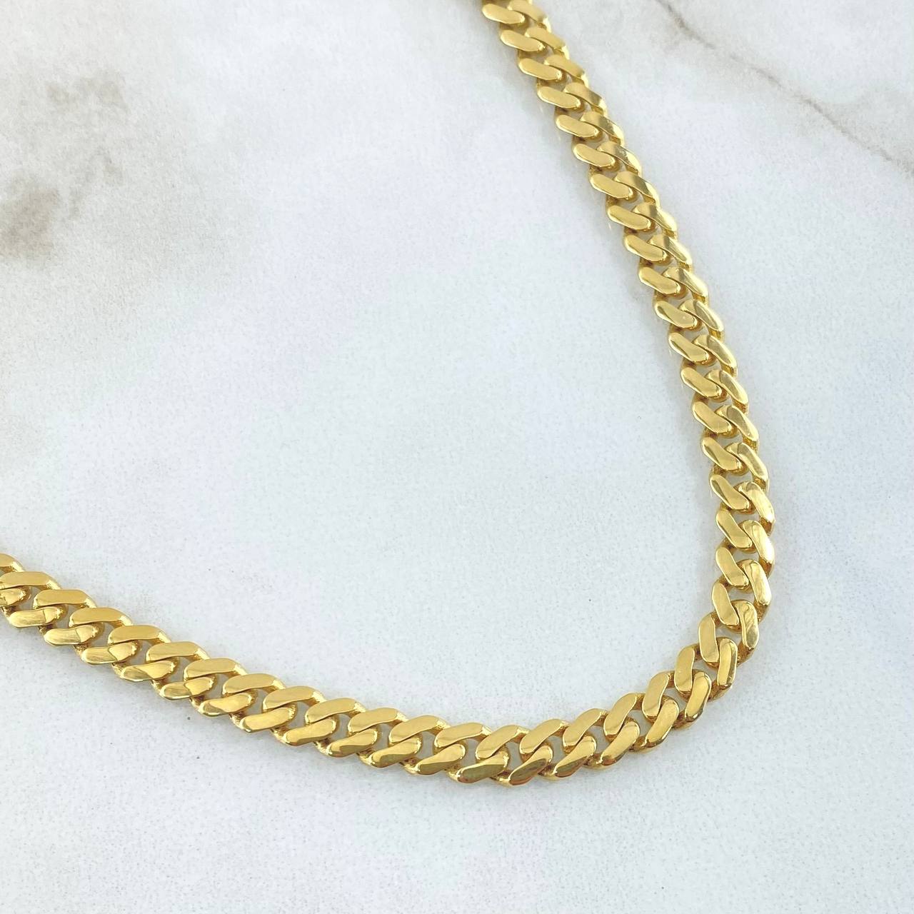 Cadena Cubana Infinito 18.25gr / 50cm / Oro Amarillo +4 18K