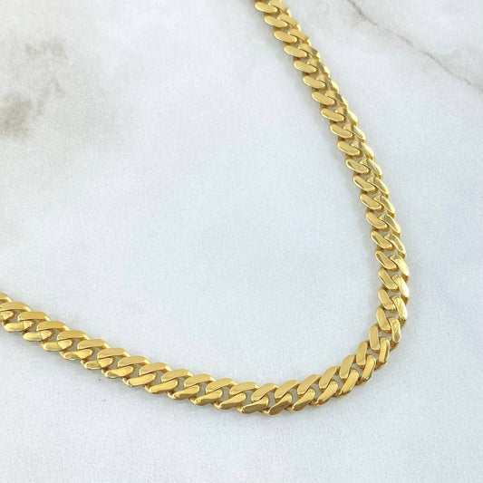 Cadena Cubana Infinito 18.25gr / 50cm / Oro Amarillo +4 18K