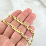 Cadena Cubana Infinito 18.25gr / 50cm / Oro Amarillo +4 18K