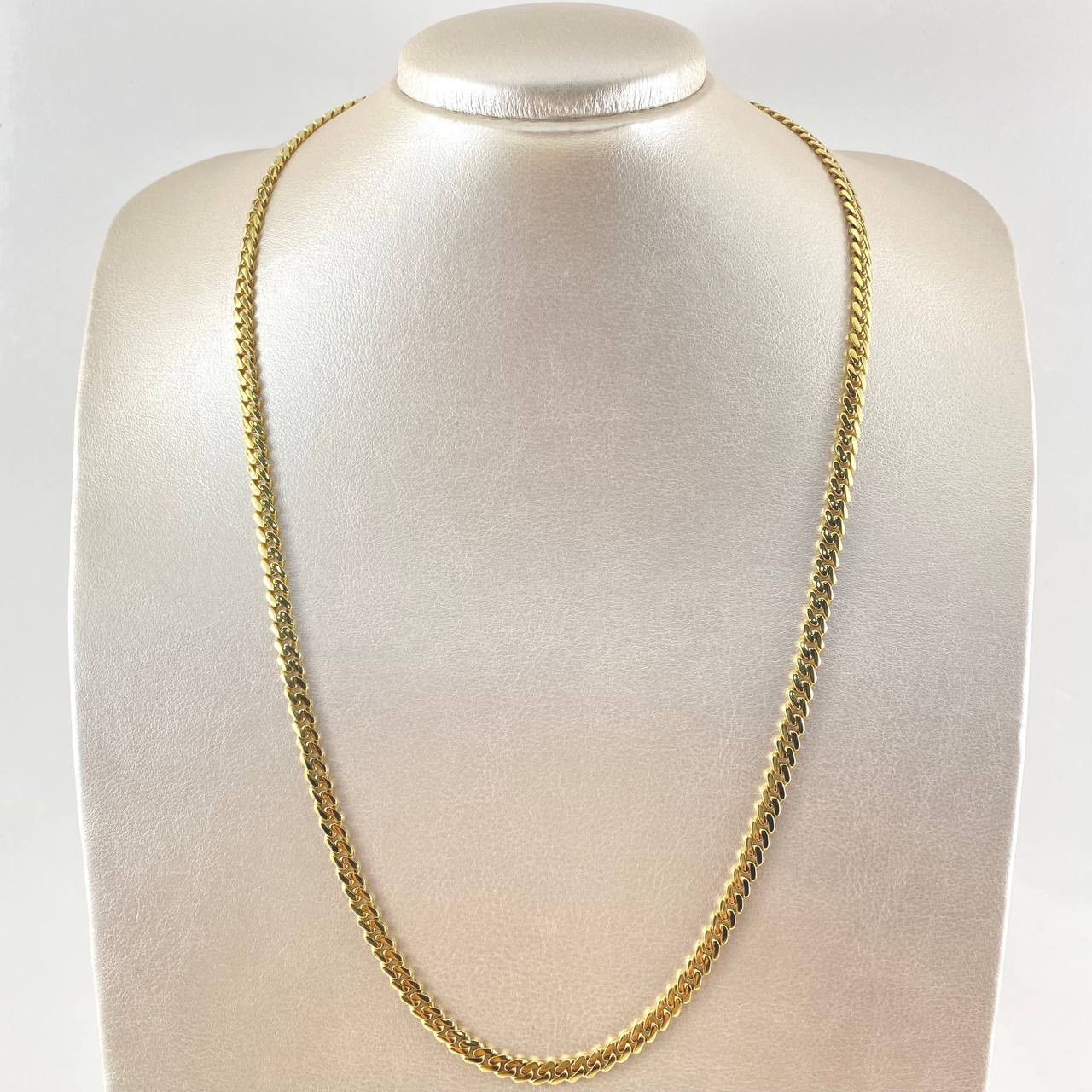 Cadena Cubana Infinito 18.25gr / 50cm / Oro Amarillo +4 18K