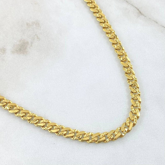 Cadena Cubana Infinito 18.55gr / 60cm / Oro Amarillo +4 18K *