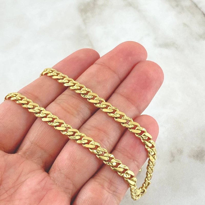 Cadena Cubana Infinito 18.55gr / 60cm / Oro Amarillo +4 18K *
