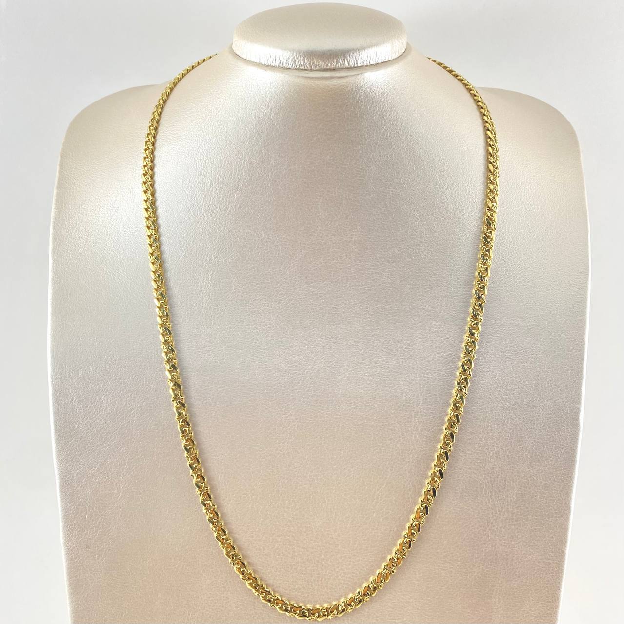 Cadena Cubana Infinito 18.55gr / 60cm / Oro Amarillo +4 18K *