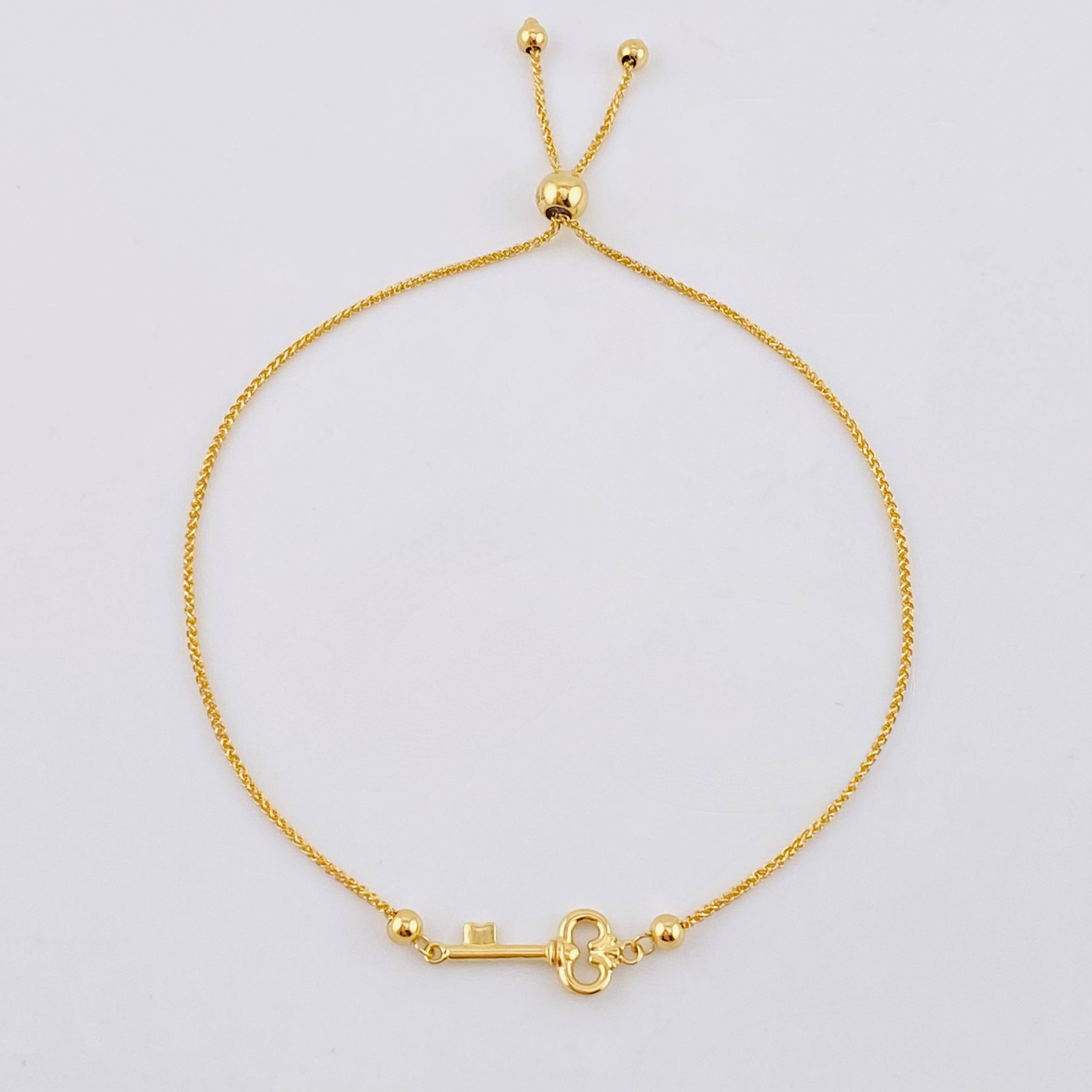 Pulso Franco Llave Gradual 2.35gr / 6cm-23cm / 3mm Oro Amarillo 18K