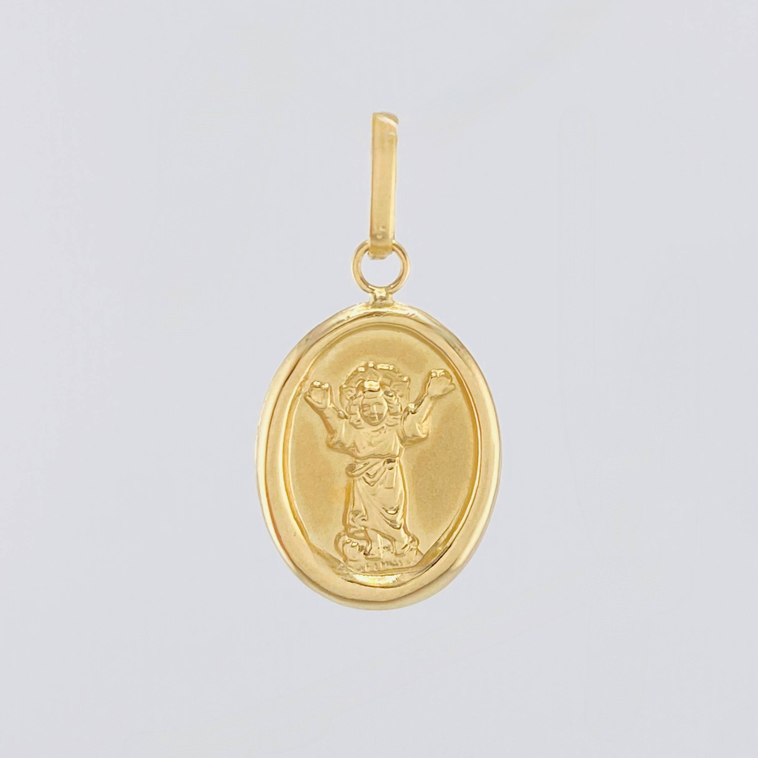 Dije Divino Niño 1.2gr / 2.8cm / Oro Amarillo 18K