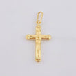 Dije Cruz Cristo 0.65gr / 2.8cm / Oro Amarillo 18K
