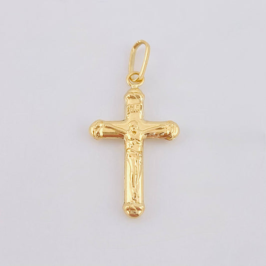 Dije Cruz Cristo 0.65gr / 2.8cm / Oro Amarillo 18K