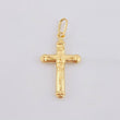 Dije Cruz Cristo 0.7gr / 2.9cm / Oro Amarillo 18K ©