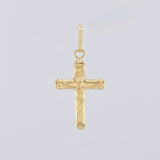 Dije Cruz Cristo 0.65gr / 2.8cm / Oro Amarillo 18K