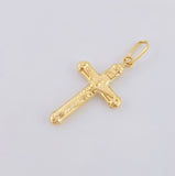 Dije Cruz Cristo 0.65gr / 2.8cm / Oro Amarillo 18K