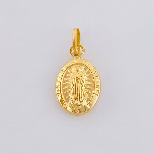 Dije Virgen Guadalupe 0.4gr / 1.8cm / Oro Amarillo 18K ©
