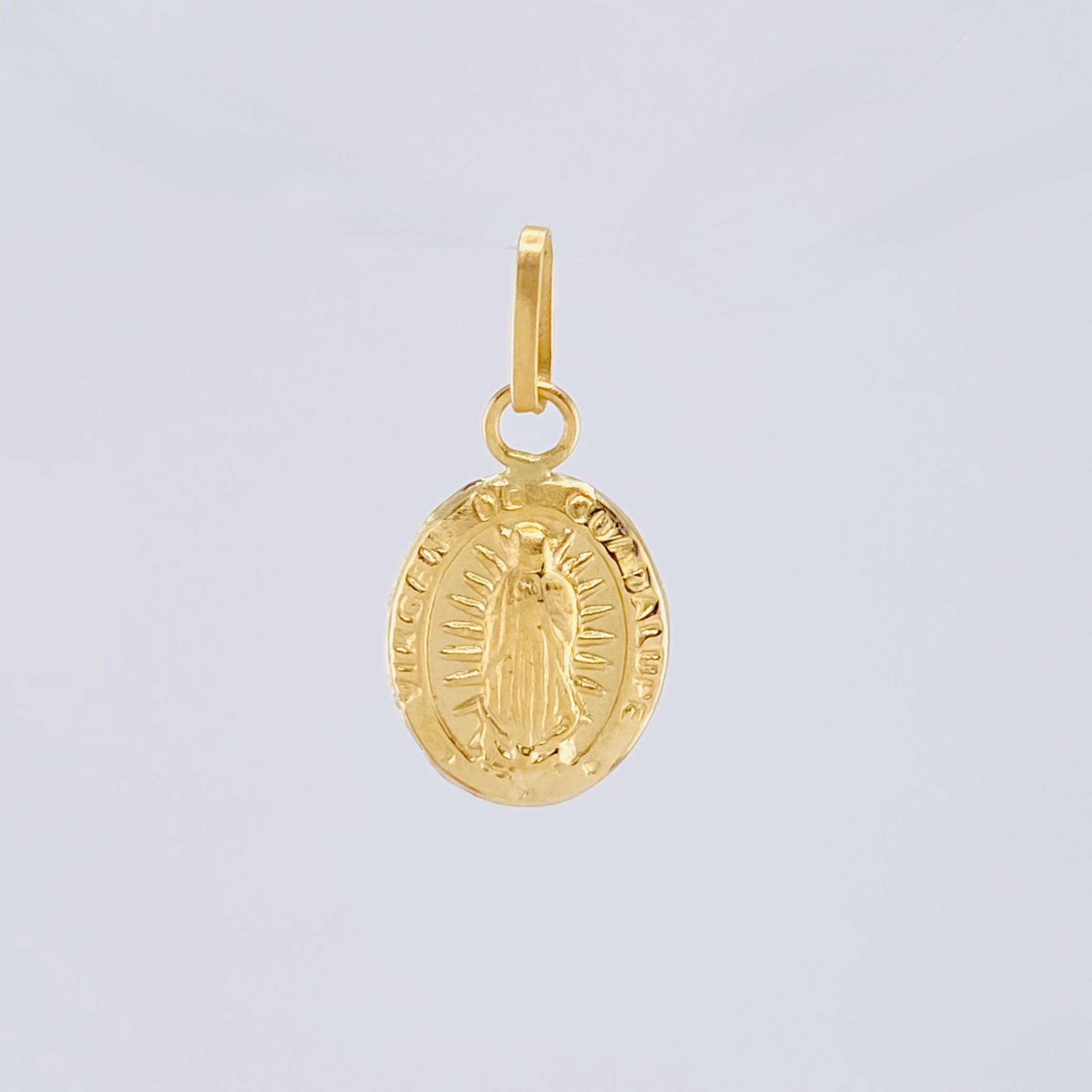 Dije Virgen Guadalupe 0.45gr / 1.5cm / Oro Amarillo 18K
