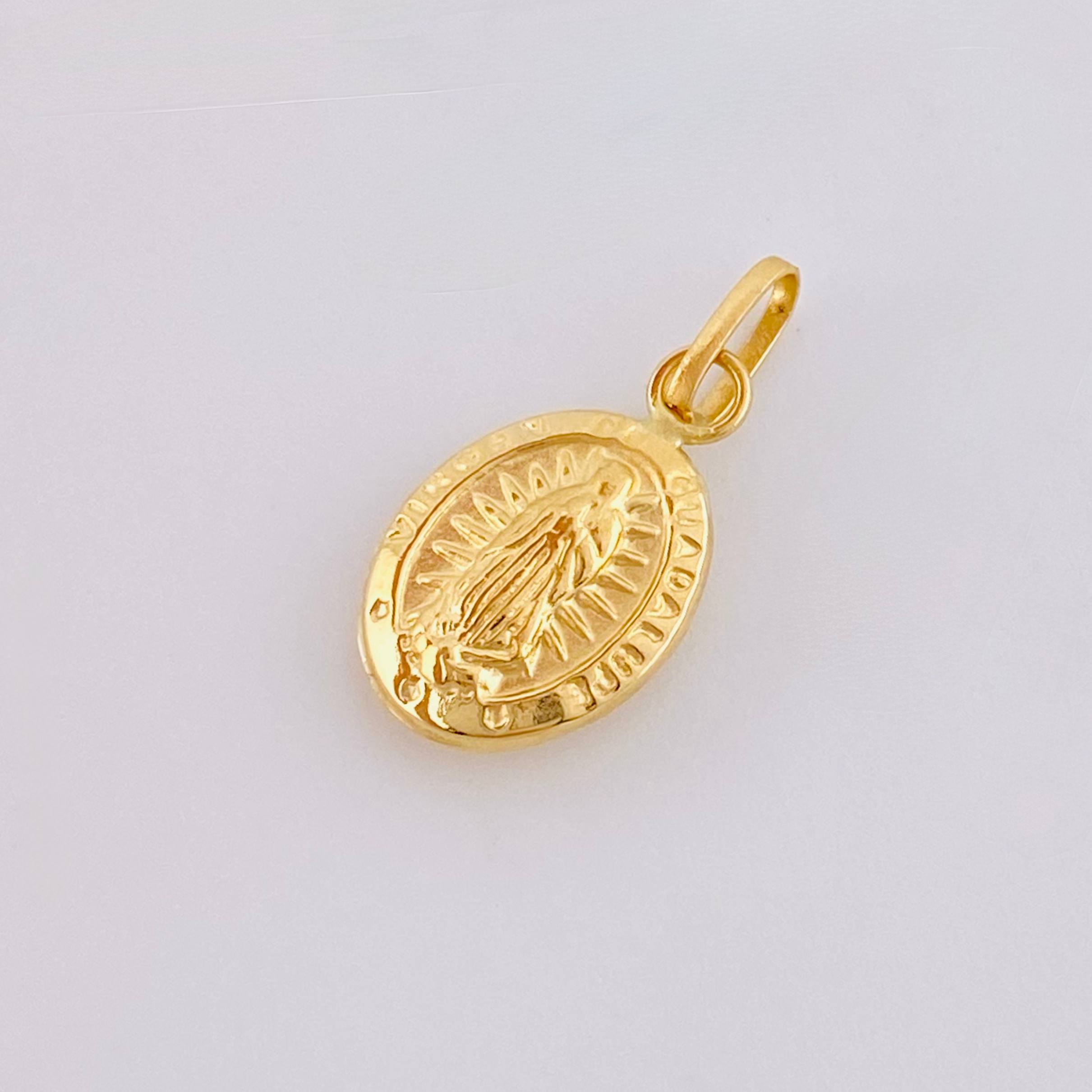 Dije Virgen Guadalupe 0.45gr / 1.5cm / Oro Amarillo 18K