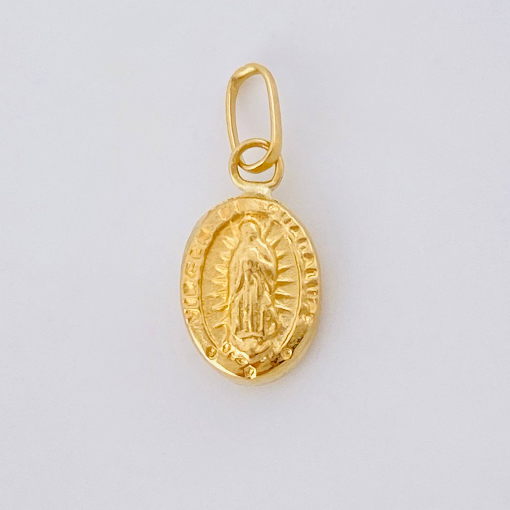 Dije Virgen Guadalupe 0.3gr / 1.3cm / Oro Amarillo 18K ©