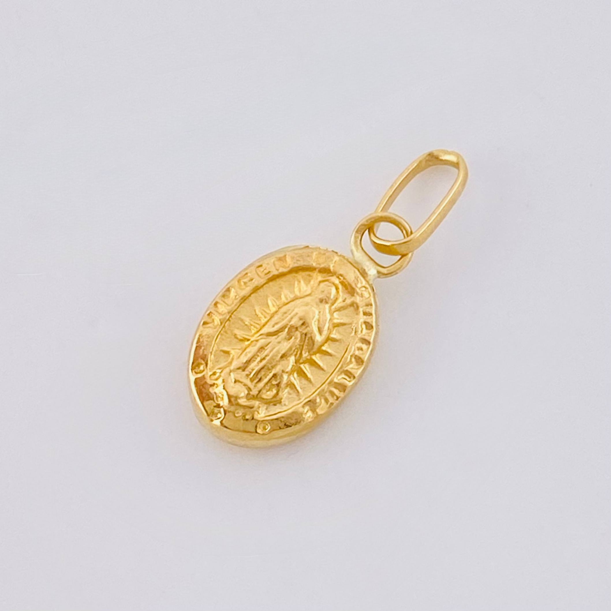 Dije Virgen Guadalupe 0.3gr / 1.3cm / Oro Amarillo 18K ©