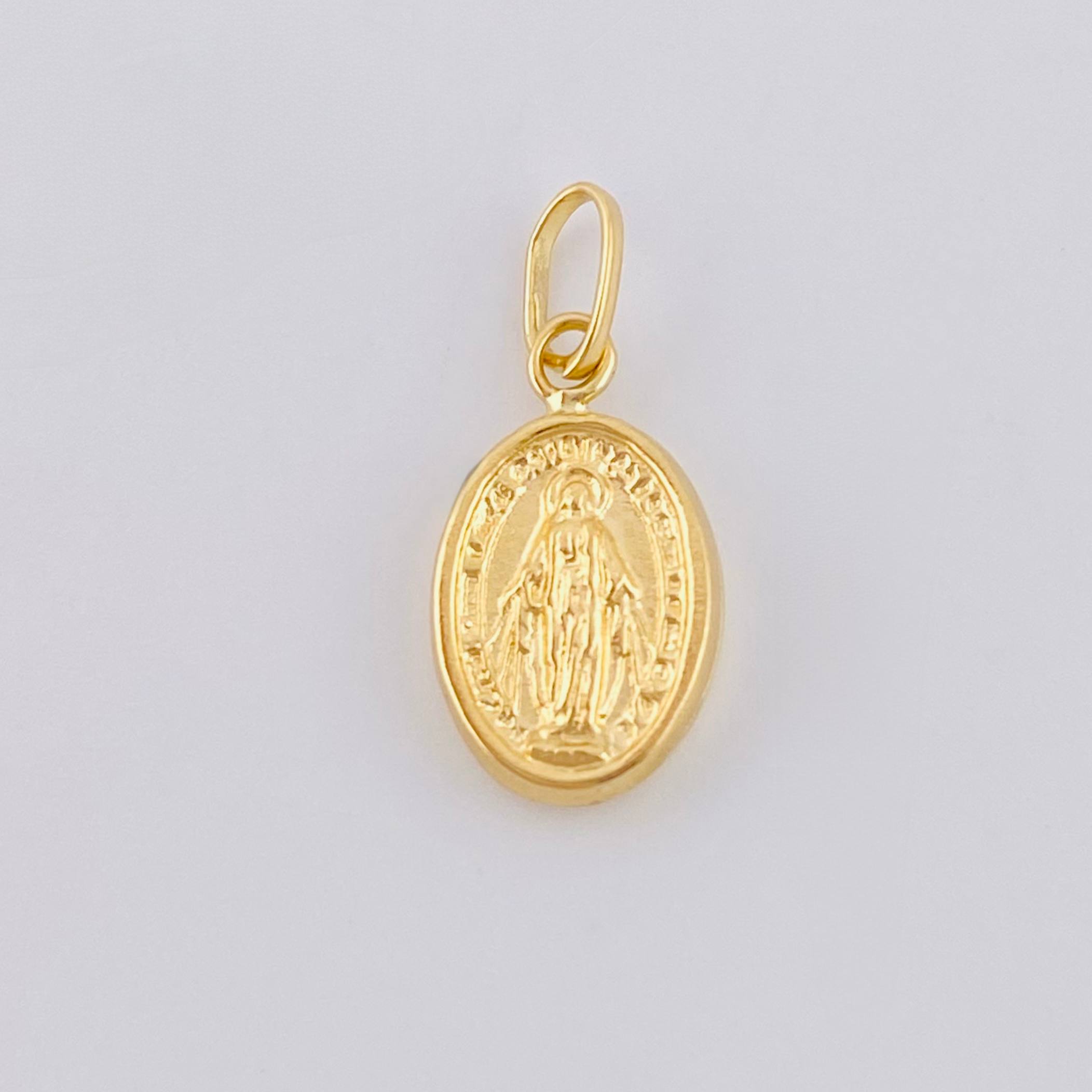Dije Virgen Milagrosa 0.35gr / 1.5cm / Oro Amarillo 18K ©