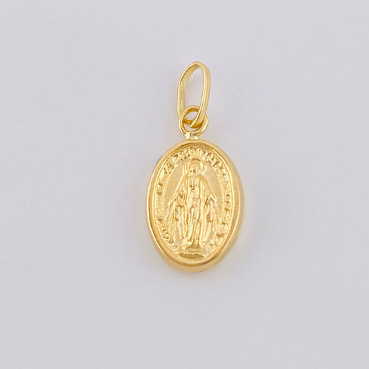 Dije Virgen Milagrosa 0.4gr / 1.6cm / Oro Amarillo 18K