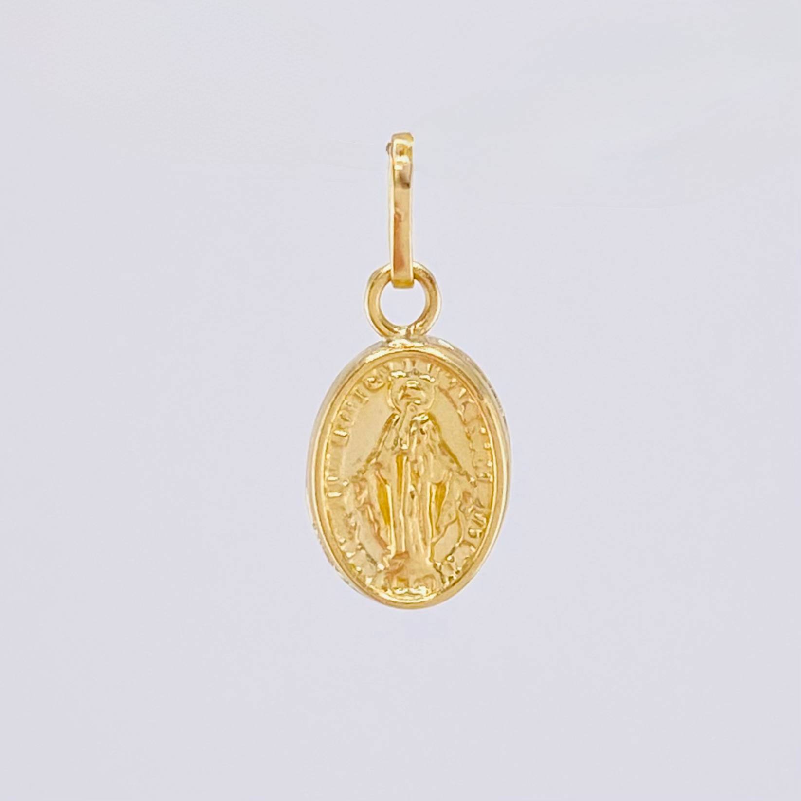 Dije Virgen Milagrosa 0.4gr / 1.5cm / Oro Amarillo 18K