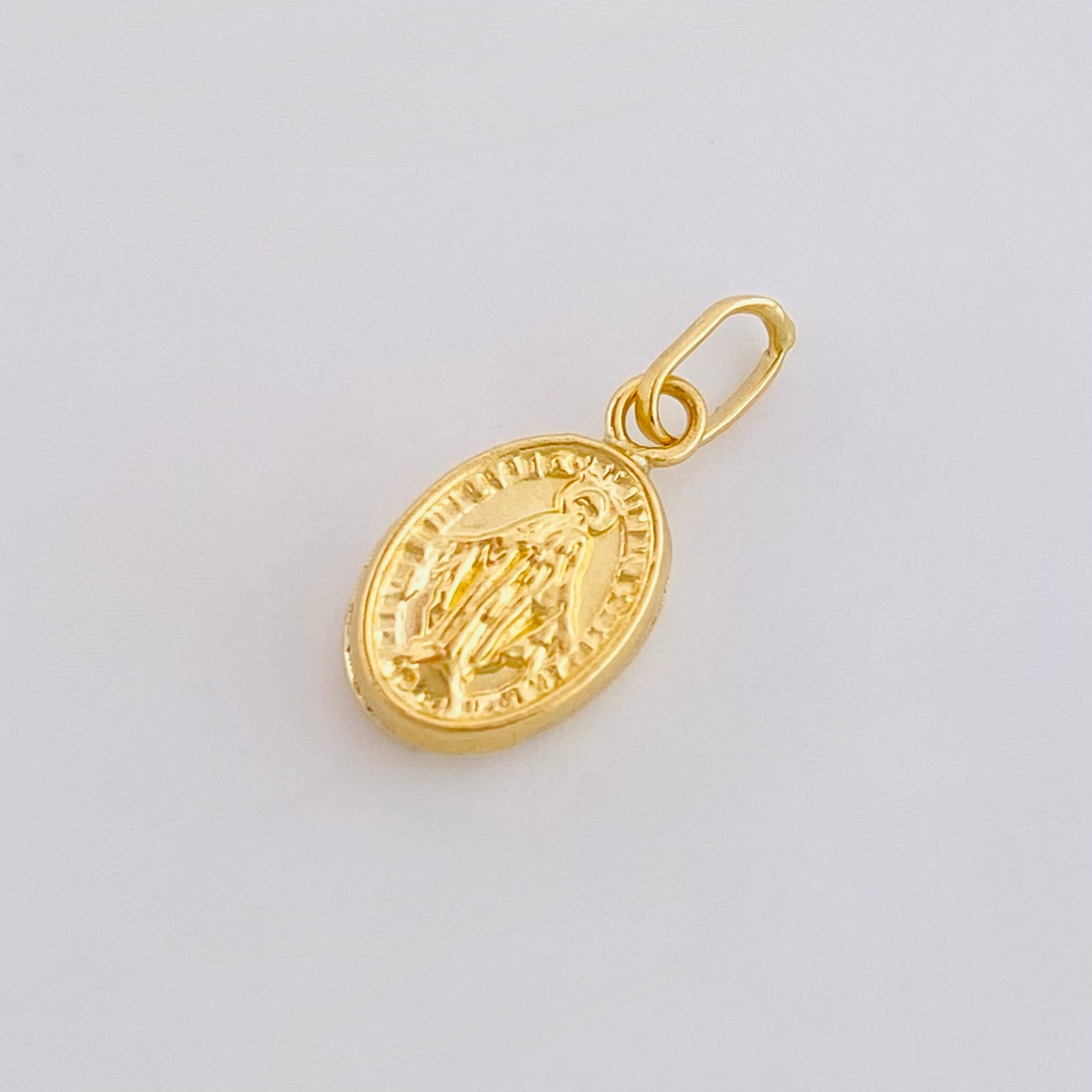 Dije Virgen Milagrosa 0.4gr / 1.5cm / Oro Amarillo 18K ©