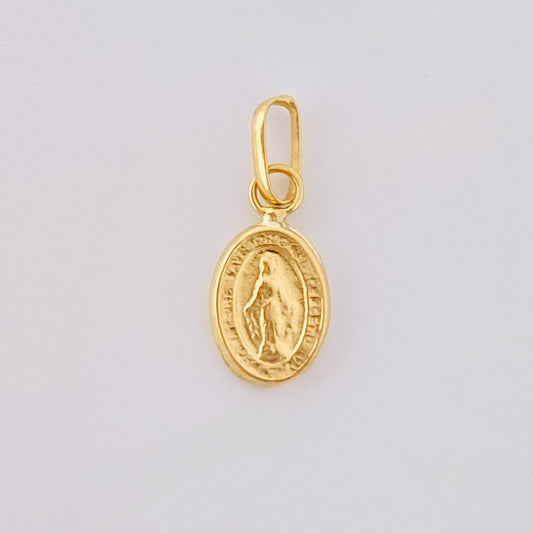 Dije Virgen Milagrosa 0.2gr / 1.2cm / Oro Amarillo 18K ©