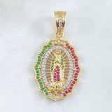 Dije Virgen de Guadalupe 4.35gr / 3.5cm / Oro Amarillo 18K *