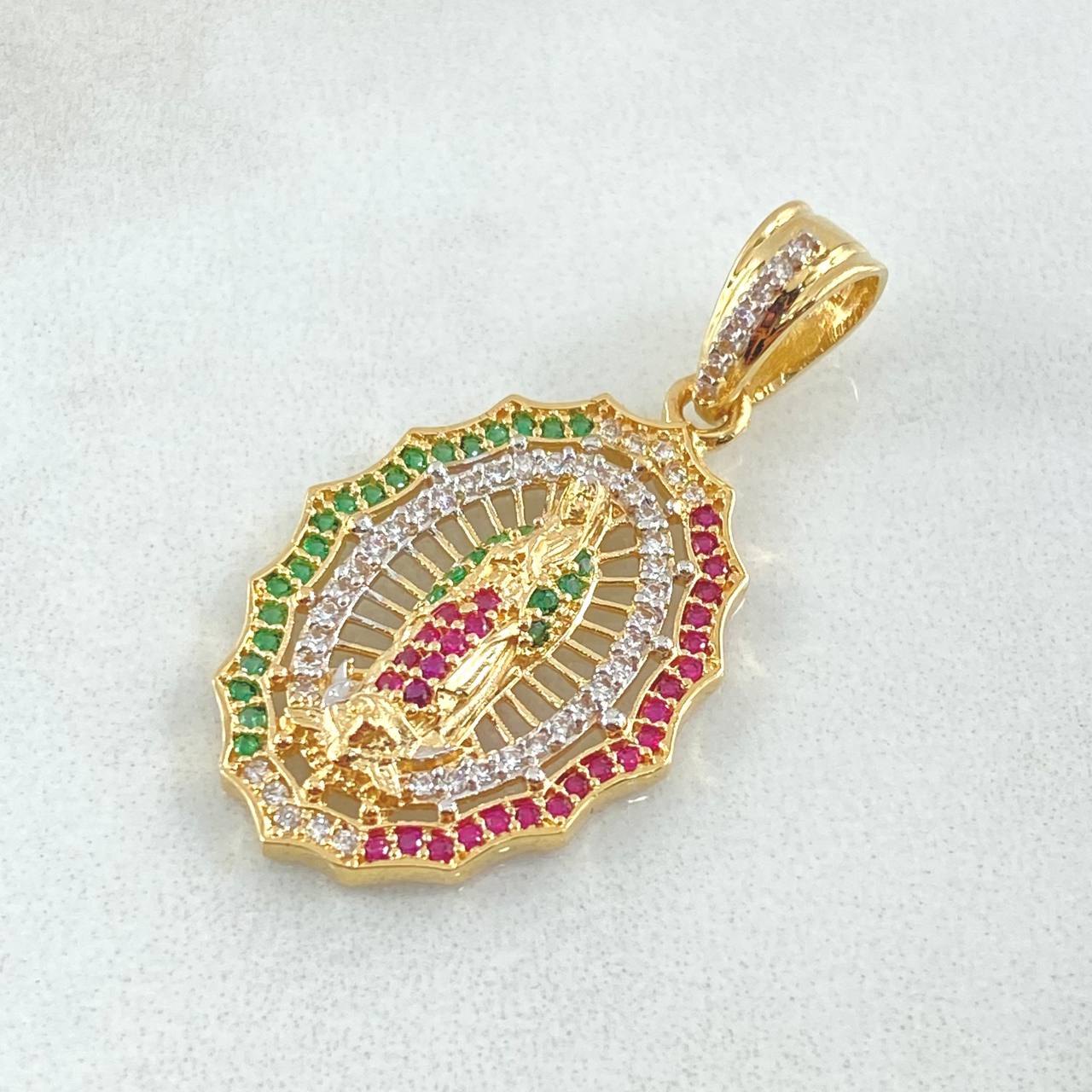 Dije Virgen de Guadalupe 4.35gr / 3.5cm / Oro Amarillo 18K *