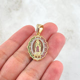 Dije Virgen de Guadalupe 4.35gr / 3.5cm / Oro Amarillo 18K *