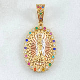 Dije Virgen Guadalupe 4.6gr / 3.5cm / Tres Oros 18K *